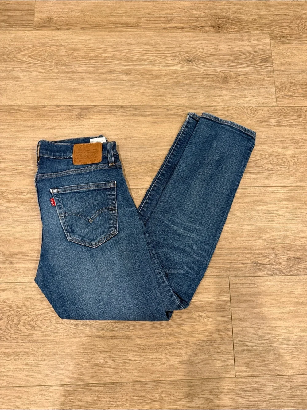 Levi's Men's Medium Blue Slim-Straight Jeans